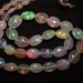 43 pcs Awesome Most Beautifull ETHIOPIAN Opal -Smooth Polished Oval Shape Briolett Fully Fire Every Beads Size 8-4mm