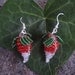Hand-Beaded Luna Lovegood Radish Earrings
