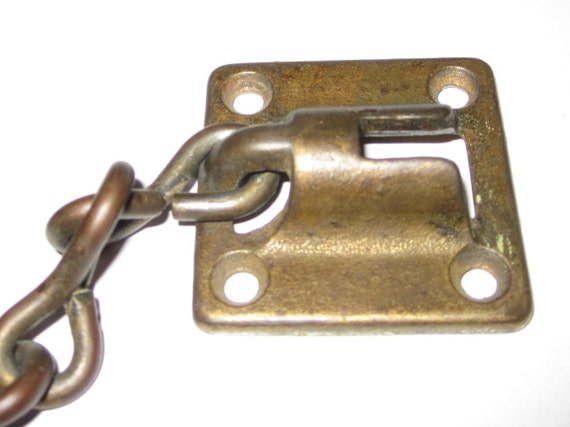 Old School Door Chain Latch RESERVED by VintageMementos on Etsy