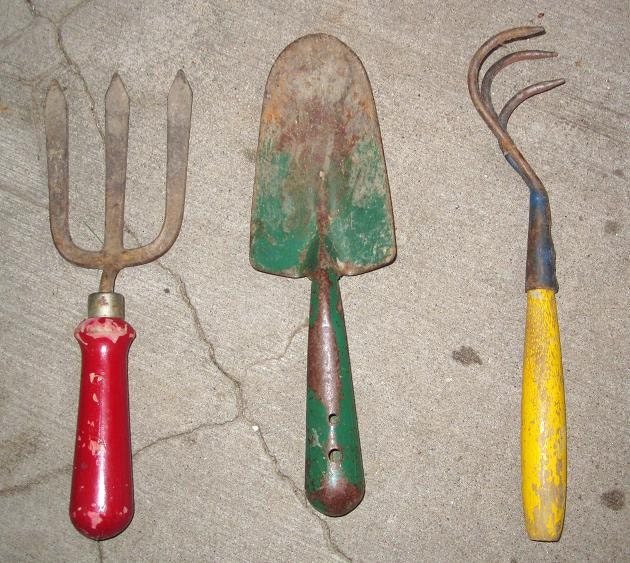 Vintage Gardening Tools by VintageMementos on Etsy