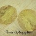 4 Pcs Gold Plated Round Grus Filigree Charm