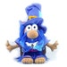RESERVED FOR JANET. Zyklon The Arcane mage . ooak special. a extraordinary blue pixie plush Triquimoche