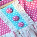Sample Sale: Girls Polka Dot Swing Dress, Size 5 by The Cottage Mama