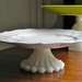 Cake Stand Cupcake Stand Wedding Decor Blue Birds And Milk Glass By E. Isabella Designs. As Featured In Martha Stewart Weddings.