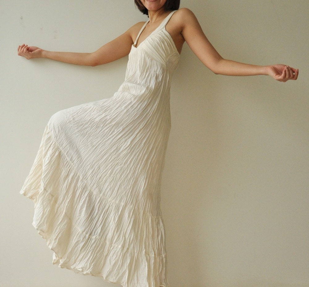 Jenny.....Cotton long dress White Summer