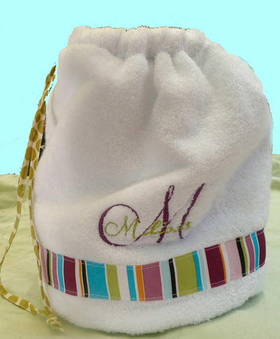 Beach Bag, Vinyl lined Terry Cloth bags are a great way to carry your ...