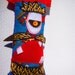Tooth Fairy Pirate Boys Personalized Pillow That Hangs From Door Knob - Custom Made to Order with Childs Initial - Pick Your Own Scallywag