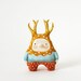 Deer boy - Little figurine - Miniature paper clay character