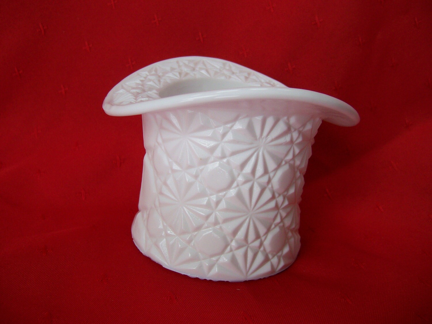 Milk Glass Top Hat Haute Juice