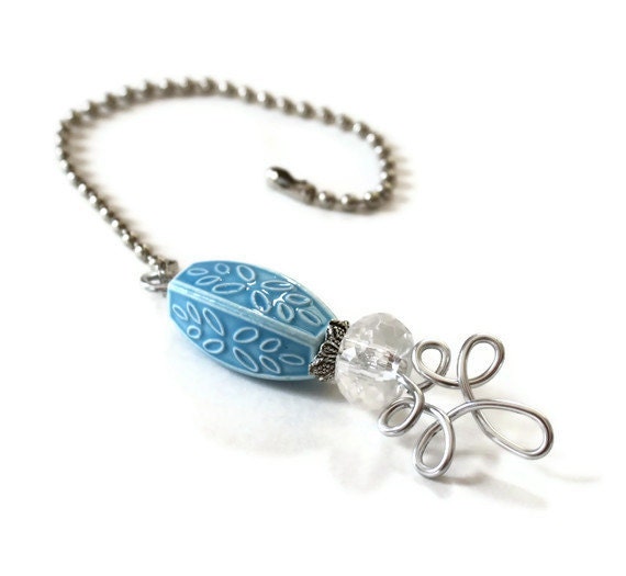 Decorative Pull Chain for the Home Turquoise by miasorellagifts