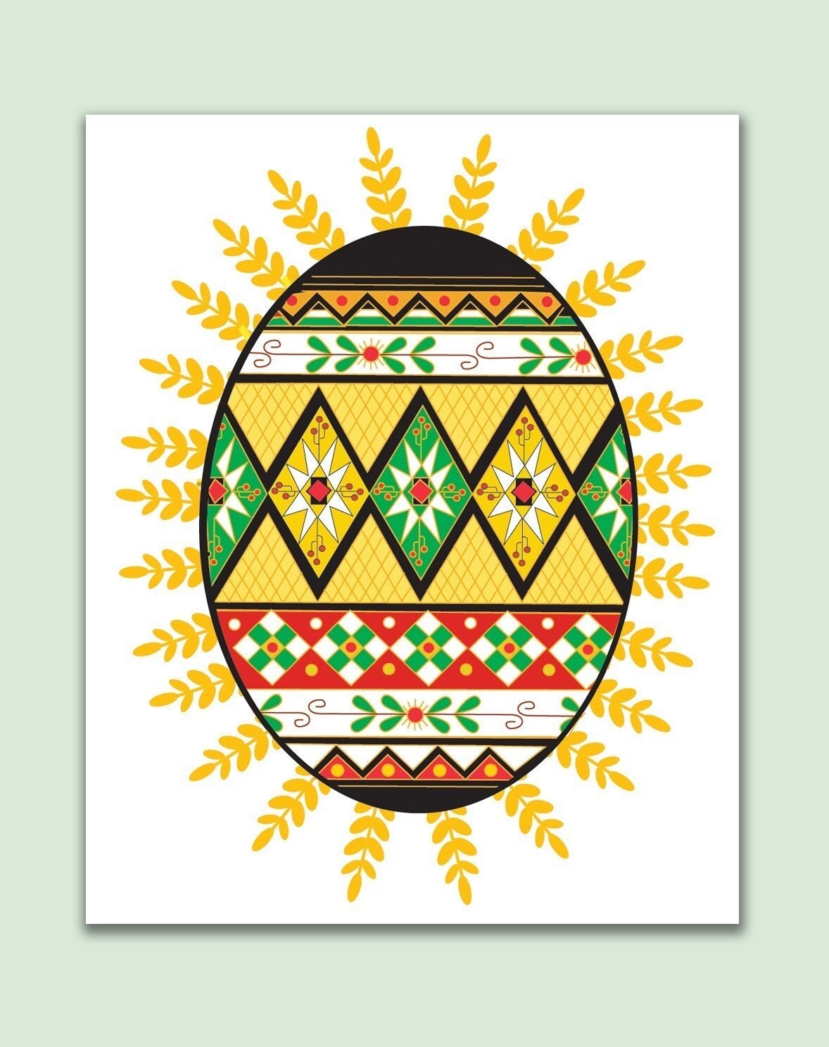 Ukrainian Easter Pysanky cards by cwagenblass9 on Etsy