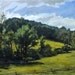Oil Painting Landscape, Berkshires in Summer, Large Original Oil on Canvas, Realist Landscape Painting