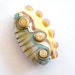 Focal Lampwork bead / pendant in pastel colors