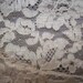 1 Antique french salesman's sample of alencon lace in cafe au lait ,more avail.