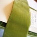 3 yds. of Vintage moss green 2" wide velvet ribbon, more avail.