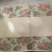 48" perfect Antique watered silk ikat french ribbon with roses