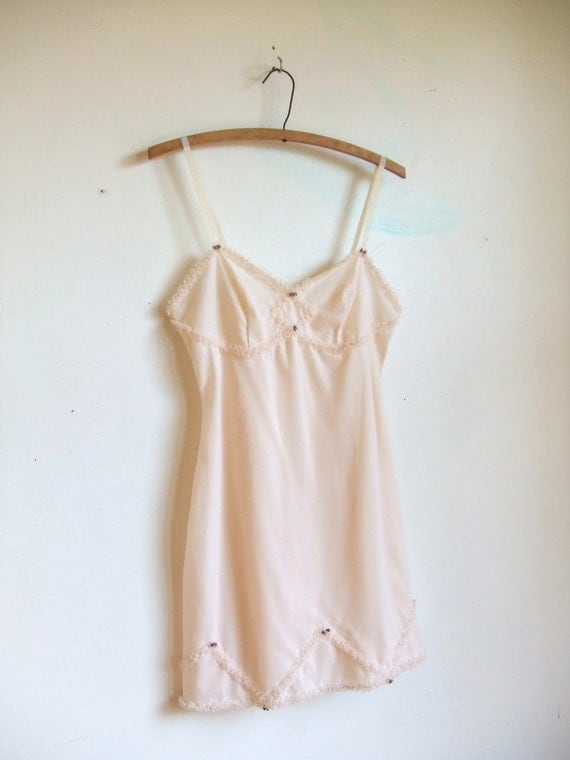 vintage 1960's nylon chiffon silk lingerie with by storyofthings