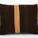 Sukan / Organic Modern Bohemian Throw Pillow. Handwoven Wool Vintage Tribal Turkish Kilim Pillow Cover12x16