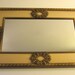 Vintage Footed Filigree Gold Mirrored Vanity Dresser Tray with Cameos