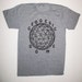Geodesic Dome T Shirt Sizes S, M, L, XL heather gray r. buckminster fuller