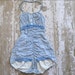 vintage 1950s Baby Doll plaid cotton swimsuit