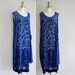 r e s e r v e d...vintage 1920s 20s antique dress / rare romantic 20s art deco burnout velvet dress / In A Cloud Of Lust
