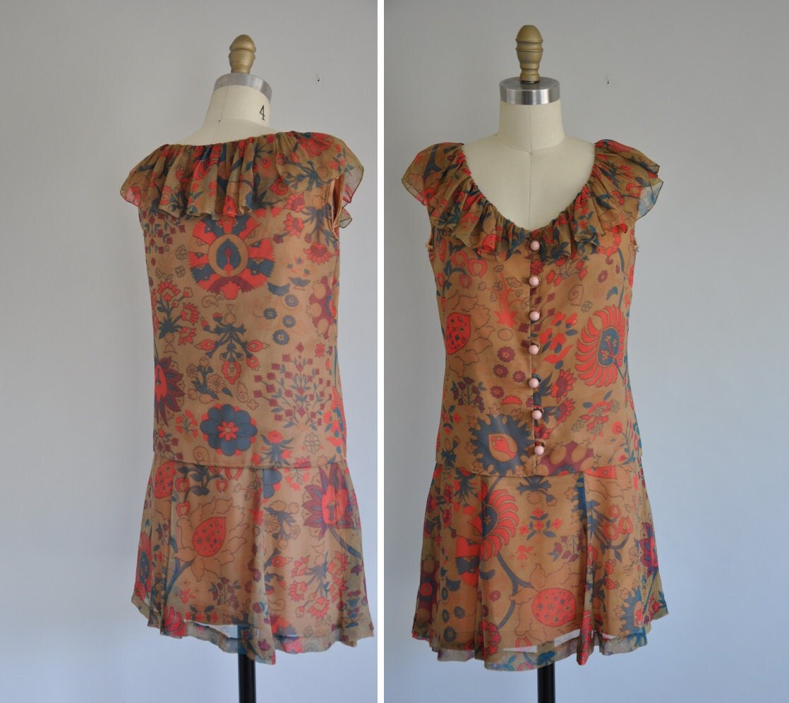 1960s 60s dress / vintage Young Edwardian dress / Hesperia