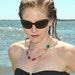Vivid Rainbow Quartz Gold Necklace