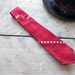 Mid century red tie