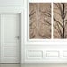 Special Listing for Erinsbusiness: Two Decorator Willow Tree Textile Art Fabric Wall Hangings each 40 X 24 in White and Black