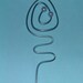 Reserved listing for Ruth Stonecipher....10 Table Number Holders ( Silver wire Hearts )