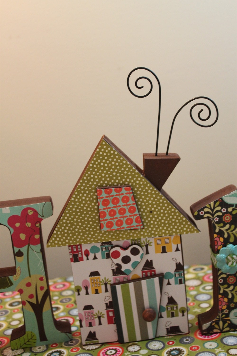 HOME decorated letters custom decorated home decor letters