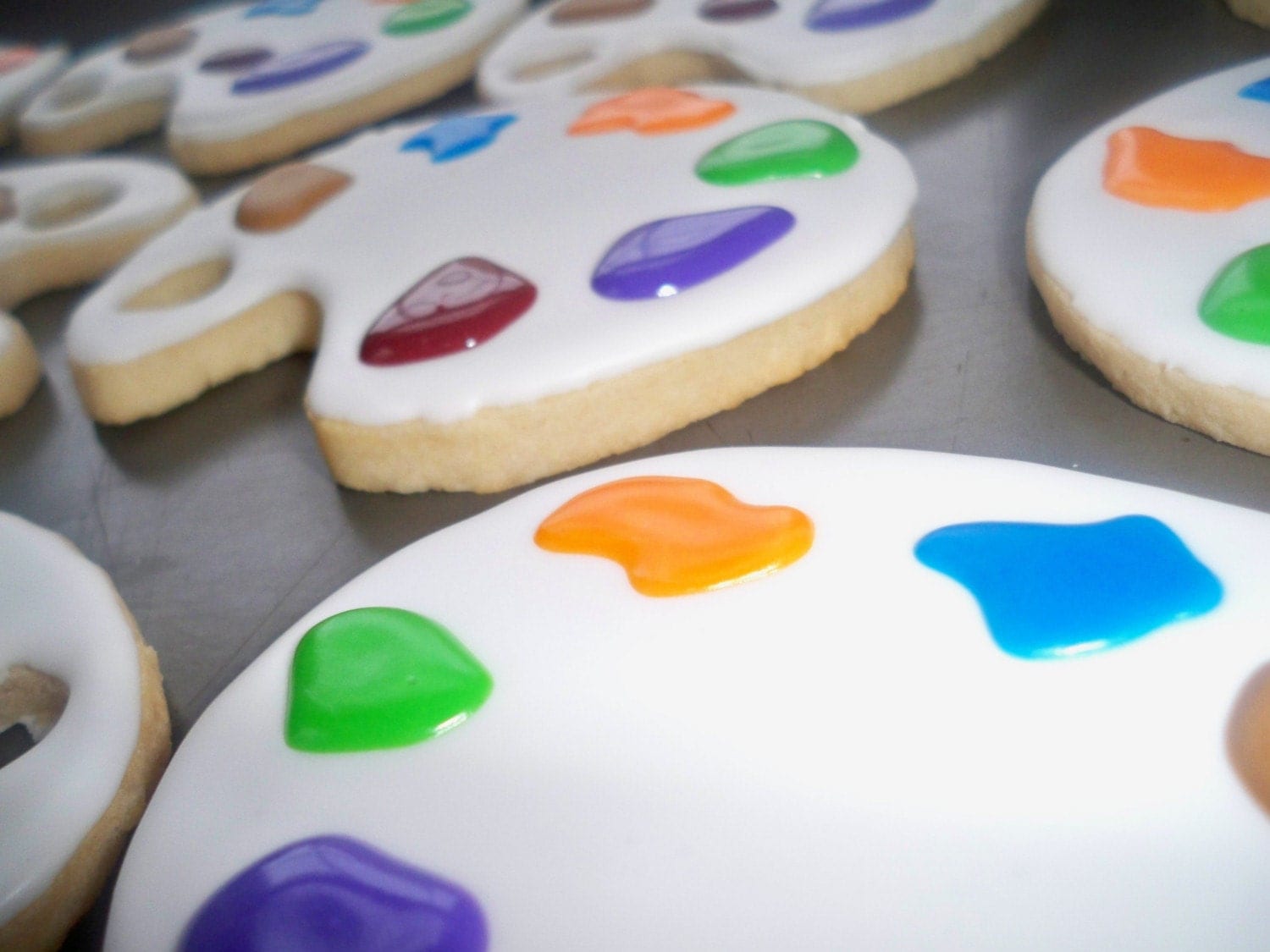 Paint Palette Sugar Cookie Favors