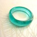 Turquoise Resin Ring Jewelry , Stack Blue Matte Resin Stacking Ring Set Size 10 TopazTurtle Australia Jewelry Gem Plastic