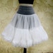 unused Bridal White, layerd Petticoat, One Size adjustable length
