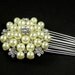 Ivory Pearl Bridal Comb, Crystal Bridal Comb, Wedding Comb, Crystal Bridal Hair Comb, Wedding Accessories
