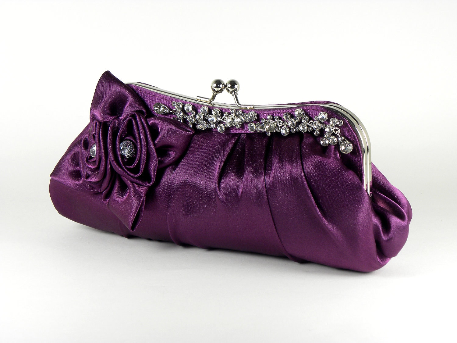 purple wedding purse