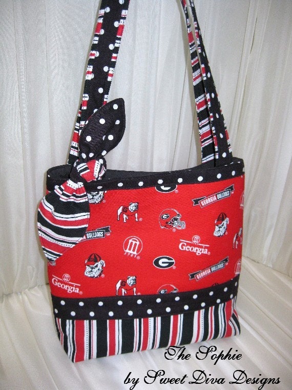 Georgia Bulldog Team Spirit Purse Handbag