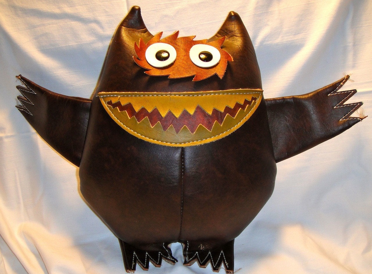 1960s Original Nauga Monster Rare Collectible Naugahyde Doll