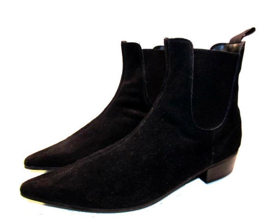 mens suede beatle boots