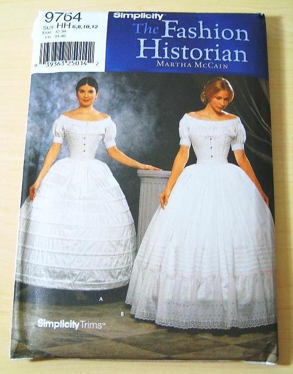 Simplicity Historical Costume Pattern 9764 Misses'