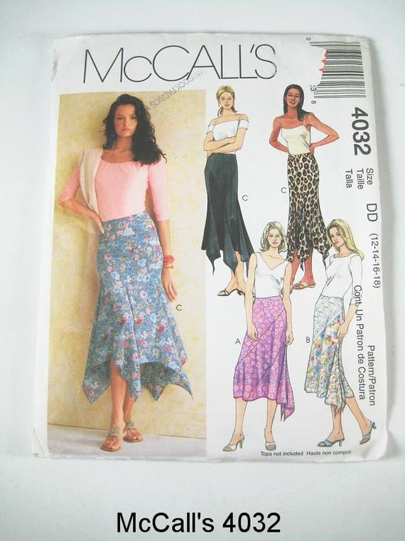 McCall's Skirt Pattern 4032 Misses' Skirt in by ThePatternSource