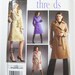 Simplicity 4084 - Misses' Lined Single or Double Breasted Trench Coat in 4 Variations - SZ 6/8/10/12/14