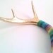 Deer Antler Home Decor Gold Leaf Rainbow Table Decoration Tablescape