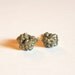 Pyrite Specimen Earrings Studs 004