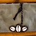 ON SALE- Cowrie shells 'n' Earthy tones tobacco pouch