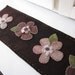 Wool Flowers Table Runner