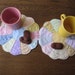 Dresden Plate Quilted Snack Mats Set Of 2
