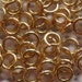 Jump Rings 100 -- 18 ga 5mm Handmade Non Tarnish Gold Enameled Copper Chain Mail