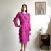 Sheer Dress // Chiffon Dress // FUSCHIA TANGO